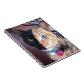 Carnet de notes à spirale de chat de Vénus (Côté Droit)