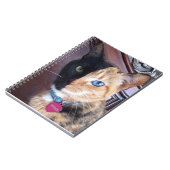 Carnet de notes à spirale de chat de Vénus (Côté gauche)