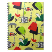 Carnet de notes à spirale de conception atomique (Devant)