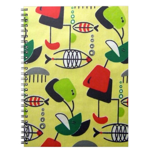 Carnet de notes à spirale de conception atomique (Devant)