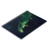 Carnet de notes à spirale de galaxie de l'espace (Côté gauche)