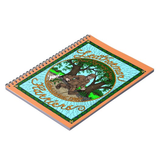 Carnet de notes à spirale de harriers de (Côté gauche)