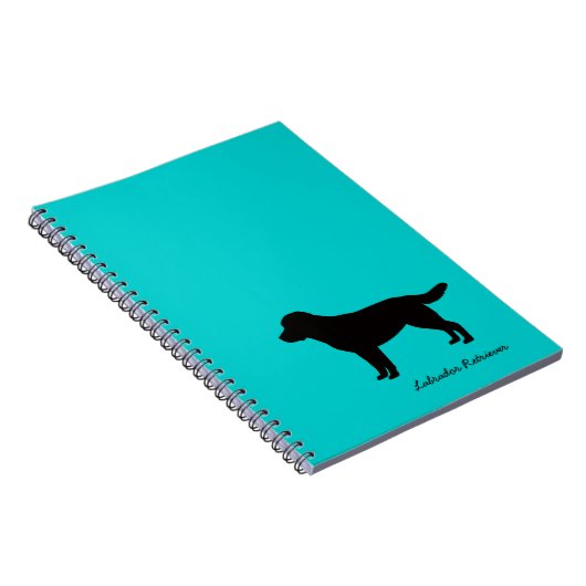 Carnet de notes à spirale de labrador retriever (Côté Droit)