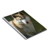 Carnet de notes à spirale de loup (Côté Droit)