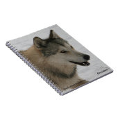 Carnet de notes à spirale de loup (Côté Droit)