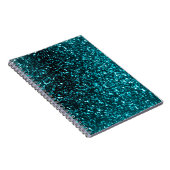 Carnet de notes à spirale de parties scintillantes (Côté Droit)