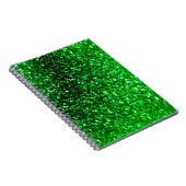 Carnet de notes à spirale de parties scintillantes (Côté Droit)