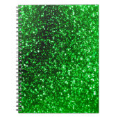 Carnet de notes à spirale de parties scintillantes (Devant)