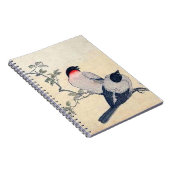 Carnet de notes à spirale de pinsons japonais (Côté Droit)