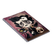 Carnet de notes à spirale de poète d'Edgar (Côté Droit)