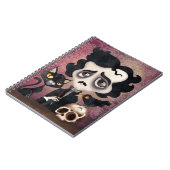 Carnet de notes à spirale de poète d'Edgar (Côté gauche)