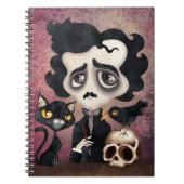 Carnet de notes à spirale de poète d'Edgar (Devant)