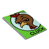 CARNET DE NOTES À SPIRALE DE POULET DRÔLE DE BANDE (Côté Droit)