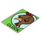 CARNET DE NOTES À SPIRALE DE POULET DRÔLE DE BANDE (Côté gauche)