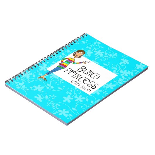 Carnet de notes à spirale de princesse de Bunco (Côté gauche)