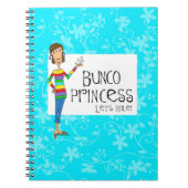 Carnet de notes à spirale de princesse de Bunco (Devant)