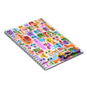 Carnet de notes à spirale de puzzle de Pookie (Côté Droit)