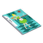 Carnet de notes à spirale de rétro cuisine (Côté Droit)