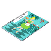 Carnet de notes à spirale de rétro cuisine (Côté gauche)