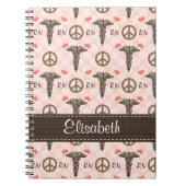 Carnet de notes à spirale de RN d'infirmière de (Devant)