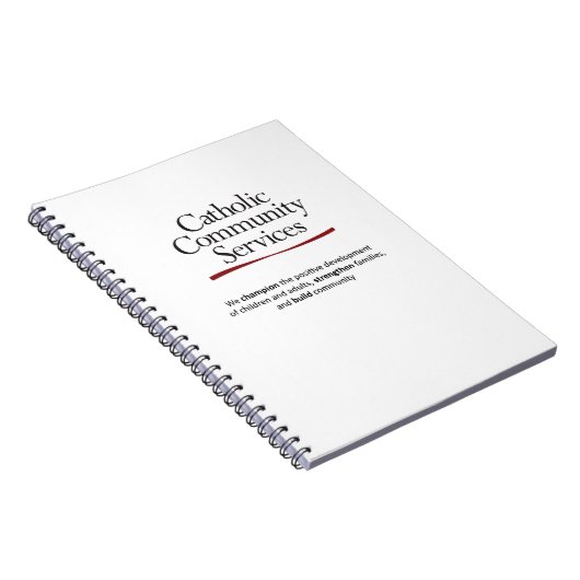 Carnet de notes à spirale de services à la (Côté Droit)
