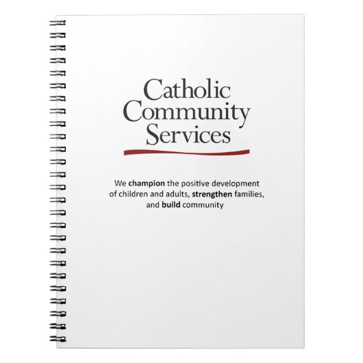 Carnet de notes à spirale de services à la (Devant)