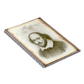 Carnet de notes à spirale de Shakespeare (Côté Droit)