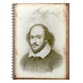 Carnet de notes à spirale de Shakespeare (Devant)