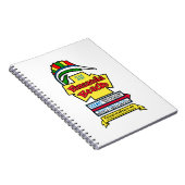 Carnet de notes à spirale de signe de plage de (Côté Droit)