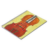 Carnet de notes à spirale de VIOLON (Côté gauche)
