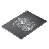 Carnet de notes à spirale des griffonnages de (Côté gauche)