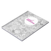 Carnet de notes à spirale des griffonnages de (Côté gauche)