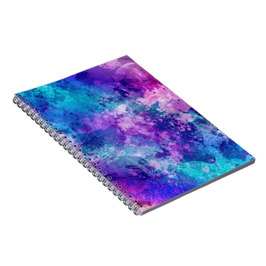 Carnet de notes à spirale d'impression grunge (Côté Droit)