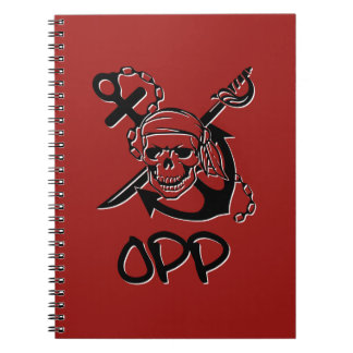 Carnet de notes à spirale d'OPP |