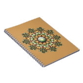 Carnet de notes à spirale du mandala #1 (Côté Droit)