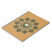 Carnet de notes à spirale du mandala #1 (Côté gauche)