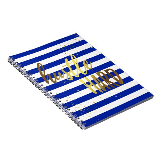 Carnet de notes à spirale dur de hâte (Côté Droit)