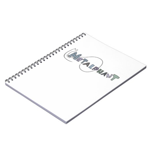 Carnet de notes à spirale en pastel de Metalphant (Côté gauche)