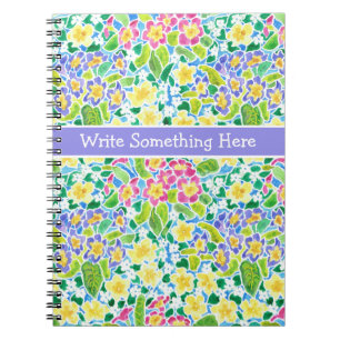 Carnet de notes à spirale ou journal : Motif de