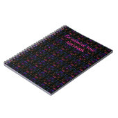 Carnet de notes à spirale personnalisé de mosaïque (Côté gauche)