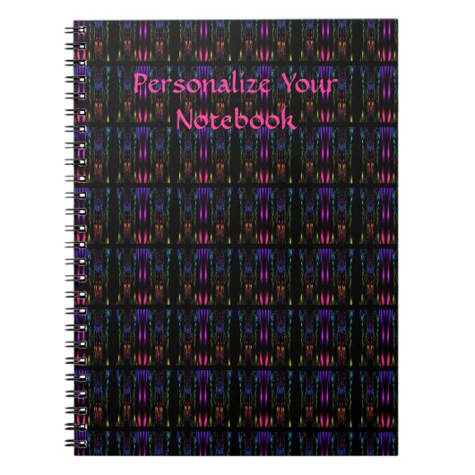 Carnet de notes à spirale personnalisé de mosaïque (Devant)
