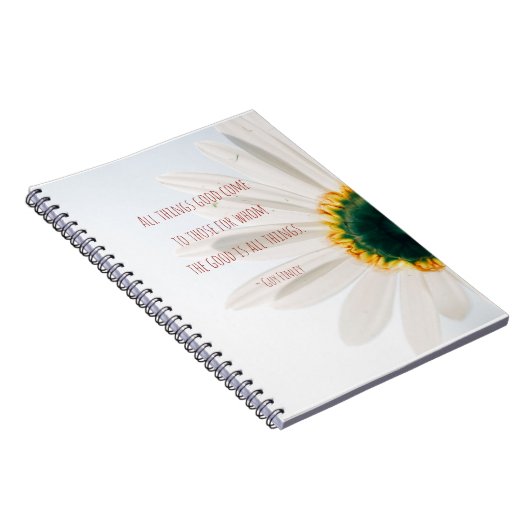 Carnet de notes à spirale "toutes les choses bon" (Côté Droit)