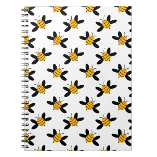 Carnet de notes Abeille | Motif de abeille à miel 