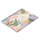 Carnet de notes abstraites pastel (Côté gauche)
