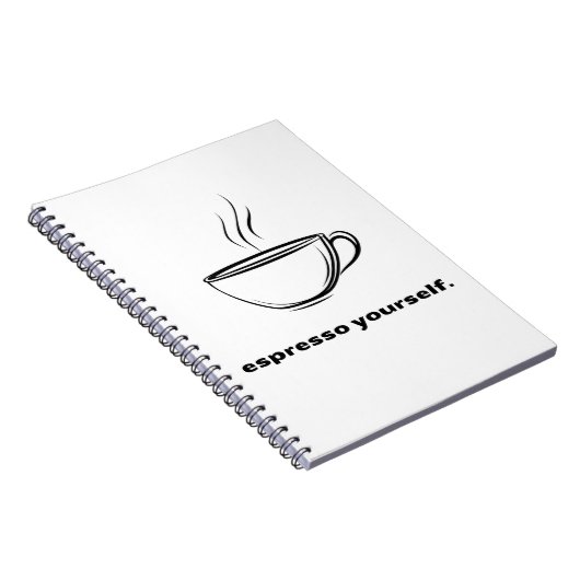 Carnet de notes Amoureux du Café « Exprimez votre  (Côté Droit)