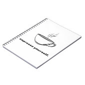 Carnet de notes Amoureux du Café « Exprimez votre  (Côté gauche)