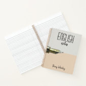 Carnet de notes anglaises à deux tons personnalisé (Intérieur)
