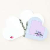 Carnet de notes Aqua Rose Heart (Intérieur)