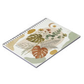 Carnet de notes aquarelle bohème moderne (Côté gauche)