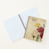 Carnet de notes aux Œillets Vintage (Intérieur)